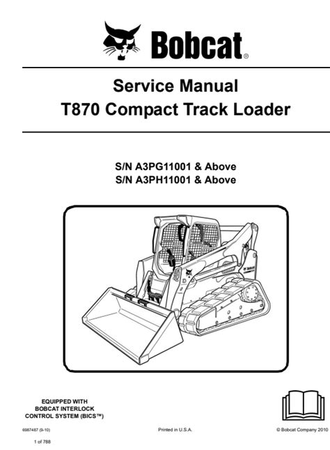 bobcat t870 compact track loader specs|bobcat t870 service manual pdf.